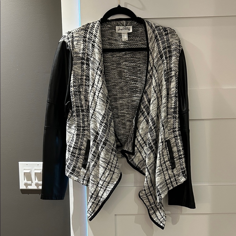 Joseph Ribkoff Monochrome Plaid Blazer
